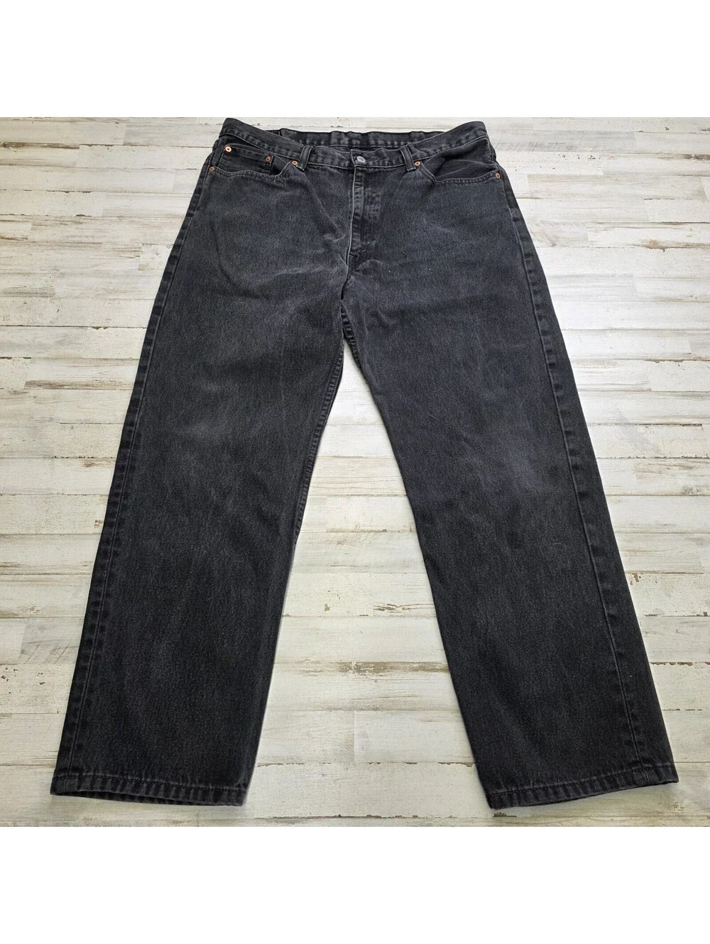 Vintage Levi's 550 Relaxed Fit Jeans Mens Size 40x32 Black Cotton Denim